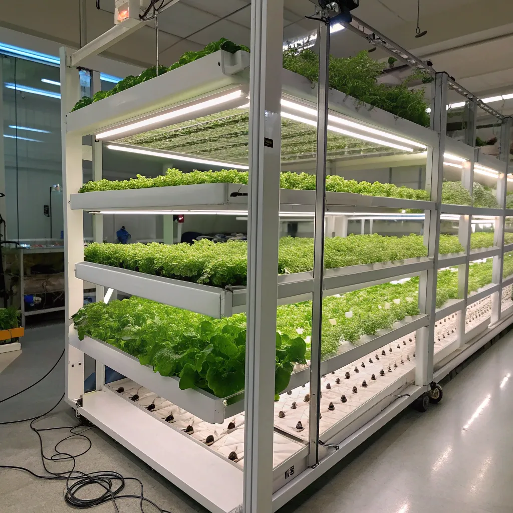A modern hydroponic system for vertical farming
